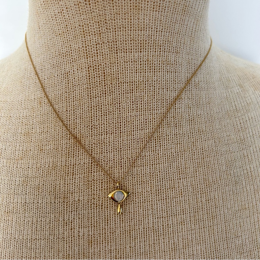 JENNYBIRD Evil Eye Gold Necklace